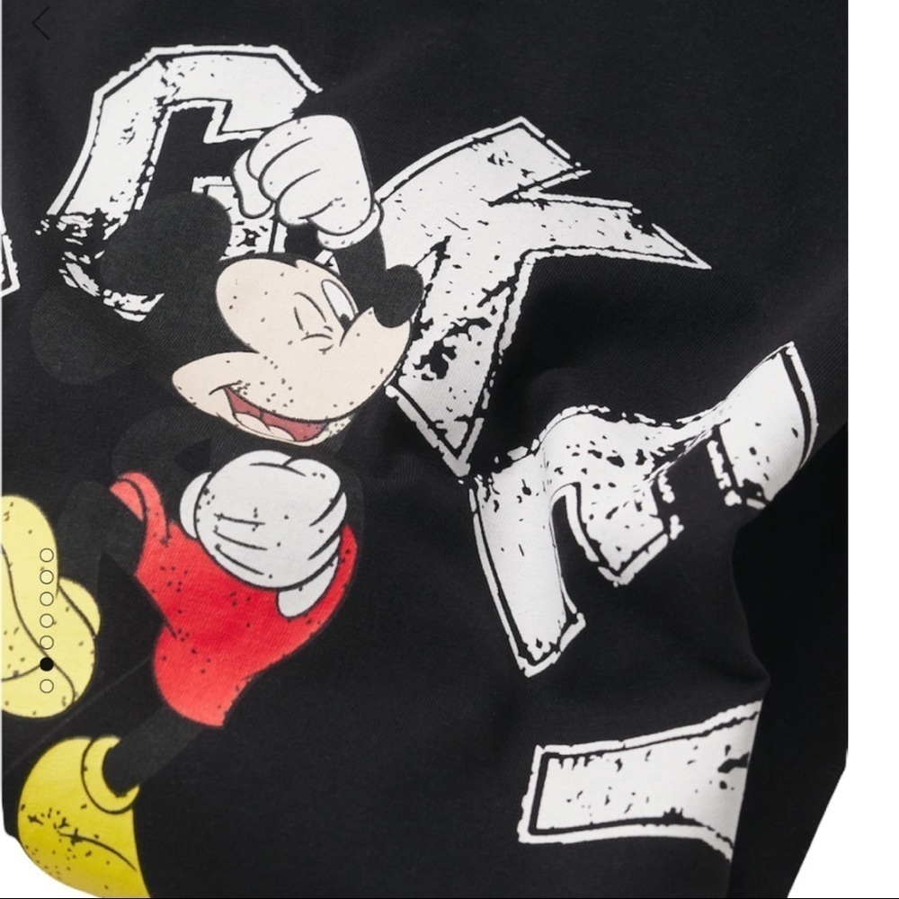 Mango Mickey Mouse black T-shirt New - Picture 6 of 12